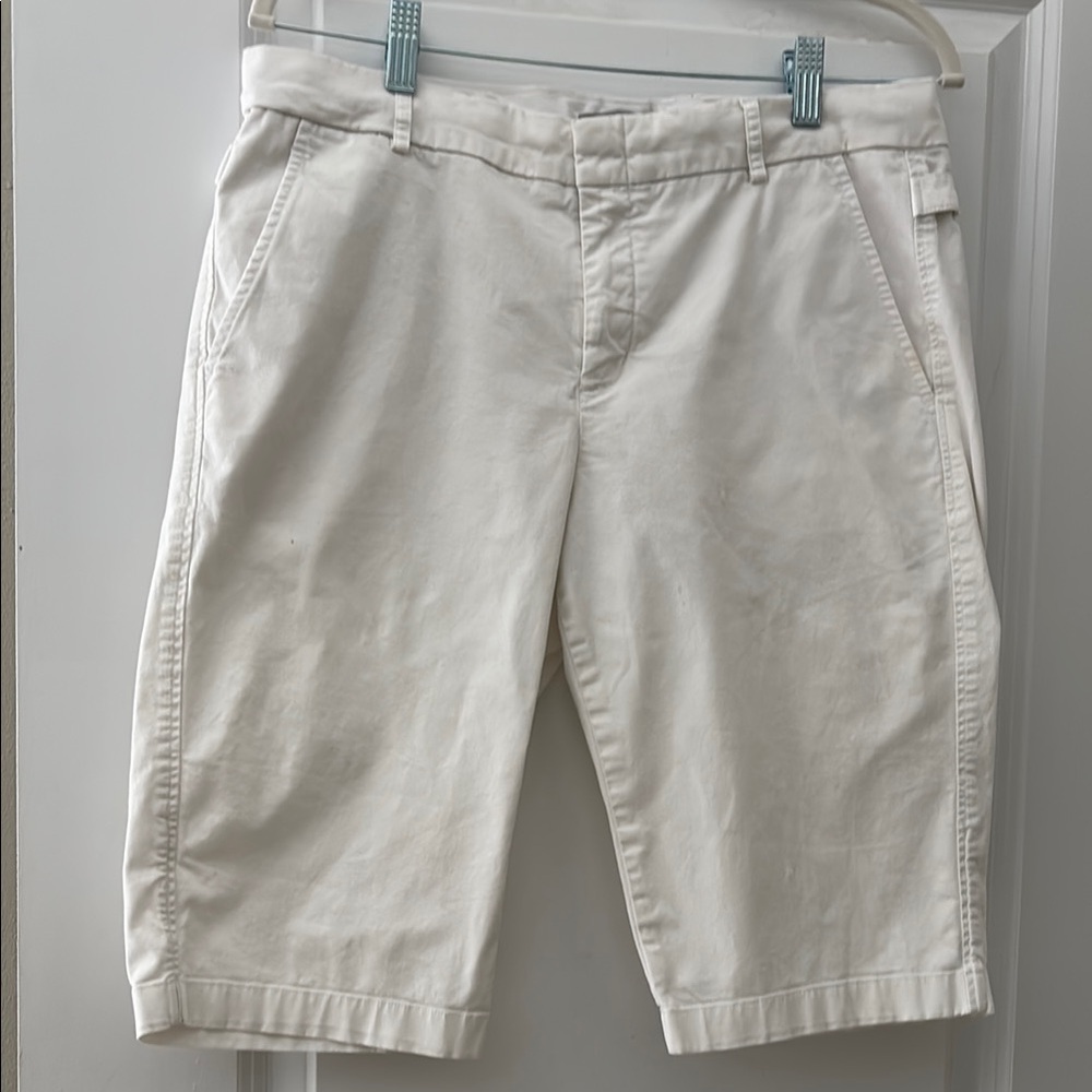 Vince White Bermuda Shorts